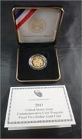 2011 Proof Five-Dollar Gold Coin