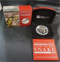 1oz Silver Coin - Year of the Snake