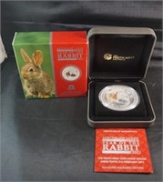 1oz Silver Coin - Year of the Rabbit
