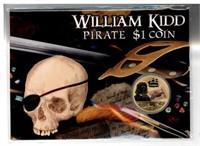 William Kid Pirate $1 Coin