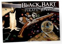 Black Bart Pirate $1 Coin