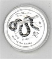 1 oz Silver Coin - Snake