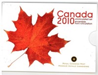 2010 Uncirculated Canadian Coin Set