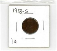 1913-S Penny