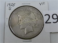 1925-S Silver Peace  Dollar  ***Tax Exempt***