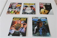 5 STAR TREK COMIC BOOKS