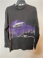 Vintage Manhattan Beach Shark Wraparound Shirt