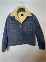 Vintage Sears Roebucks Sherpa Denim Jacket
