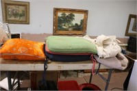 Misc Linens & Cushions Lot-All for one money!