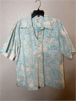 Vintage kahala reverse print Hawaiian shirt