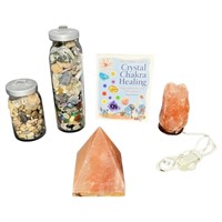 Quartz Healing Lamps, Collection of Rocks & Stones