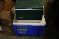 2 Coleman Camping Coolers