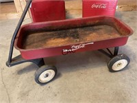 Vintage Coca Cola Little Red Wagon