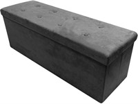 Ottoman Storage Bench - Collapsible/Folding