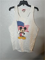 Vintage Mickey Mouse Flag Tank Top