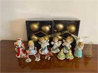 Assorted Christmas Figurines and Ornaments
