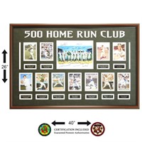 500 Home Run Club 11-Signed Hall Of Famers