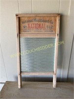 Antique Victory Glass Washboard