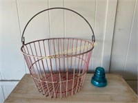 Antique Metal Basket