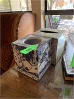 2PC TISSUE BOXES / ITALIAN MORE