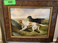 ORIGINAL OIL OIN BOARD PAINTING NOTE
