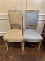 NAPOLEON III FINE UPHOLSTERED DINING CHAIRS