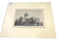 "The Capitol at Austin, Tx 1911" Print