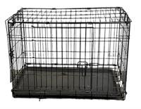 Black Metal Dog Crate