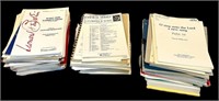 Large Lot of Choral Music