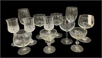 Crystal & Clear Glass Wine Goblets