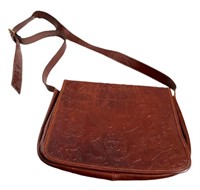 Paola Del Lungo Leather Crossbody Bag