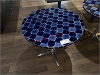 TILE TOPPED PATIO TABLE