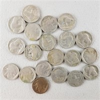 Buffalo Nickels 20ct