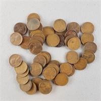 1930's Wheat Pennies 50ct