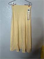 Vintage Yellow Stretchy Jersey Skirt