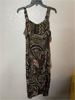 Vintage Y2K faux wrap dress