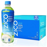 Zico Natural Coconut Water, 16.9 Oz, Case of 12