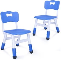 Adjustable Kid Chairs Set - Navy Blue
