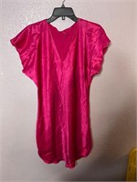 Vintage silky pink slip dress or nightgown