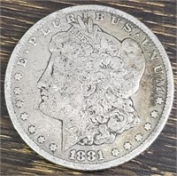 1881-P Morgan Dollar