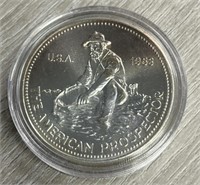 1983 1 Troy oz "The American Prospector" Coin