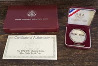 1992 U.S. Olympic Silver Dollar Proof Coin