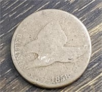 1858 U.S. Flying Eagle Cent