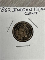 1862 Indian Head Cent (Rare)