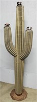 Saguaro Metal Art Sculpture Cactus Signed