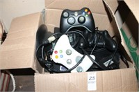 X BOX AND CONTROLLERS
