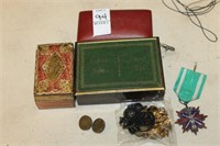 MILITARY PIN AND BOXES