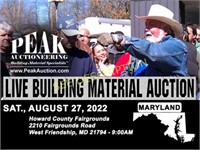 Maryland Peak Building Material Auction