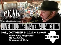 Illinois Peak Building Material Auction