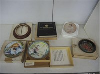 4 COLLECTOR PLATES,BOOK OF FIRST DAY COVERS & MORE